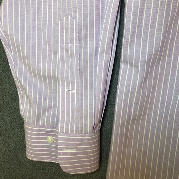 Lauren Ralph Lauren long sleeve Non Iron classic button down shirt 17.5  34/35 - Picture 4 of 7